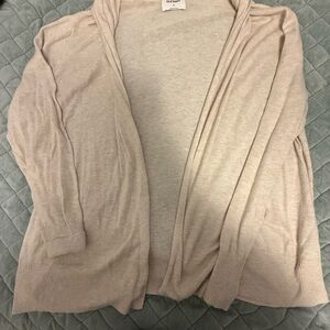 Old Navy Cream Cardigan Sweater Lightweight Knit
